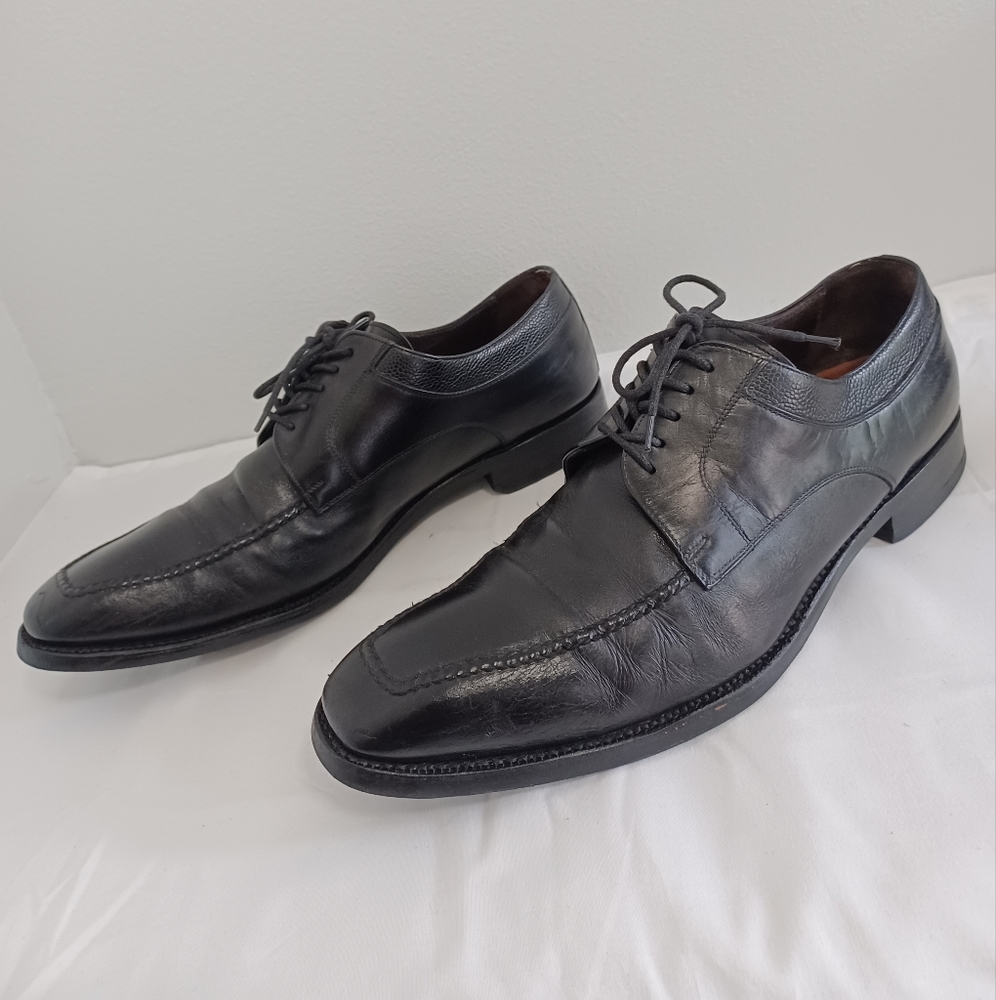 Allen Edmonds Black leather lace up dress mens shoes size 13 - Picture 7 of 13